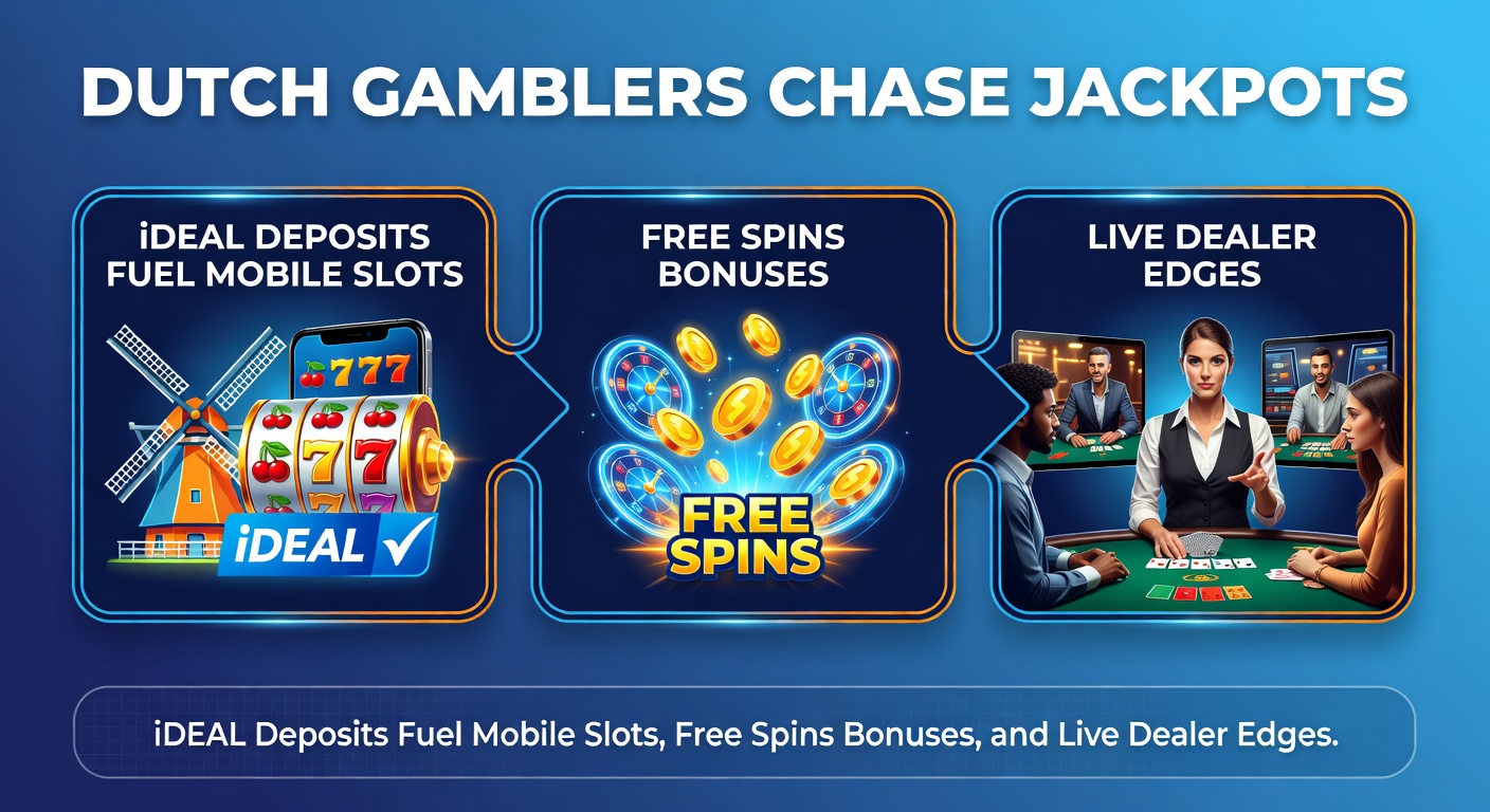 Nederlandse spelers duwen iDEAL-knop voor snelle jackpotjacht op mobiele slots met free spins en live dealers