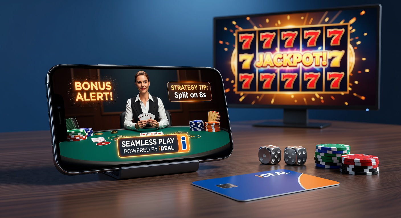 Live dealer roulette tafel op mobiel scherm met iDEAL betaaloptie zichtbaar, Nederlandse vlag en snelle transactie icoon