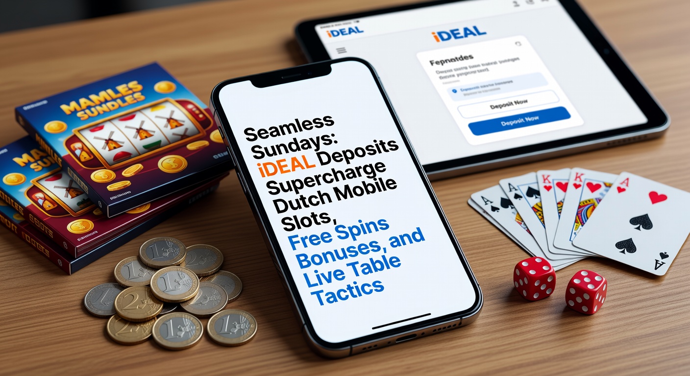 Spannende zondagpromotie met iDEAL-stortingen, mobiele slots en live tafels in Nederlandse online casino's