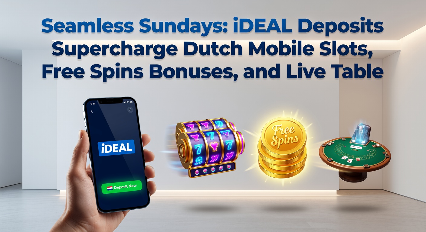 Live tafelactie met iDEAL-boost tijdens Seamless Sundays, inclusief blackjack en roulette tactieken op mobiel