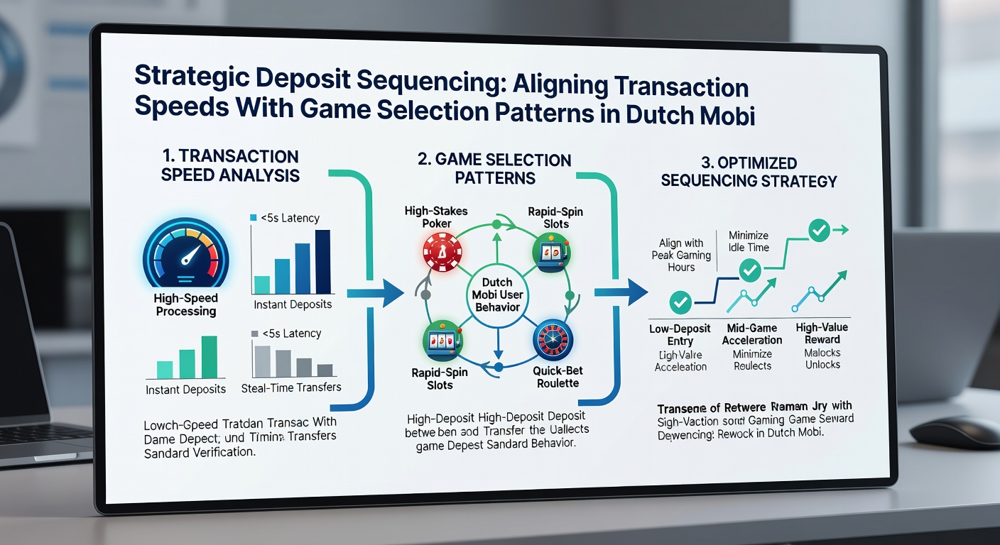 Diagram van stortingsvolgordes gekoppeld aan verschillende casinospellen