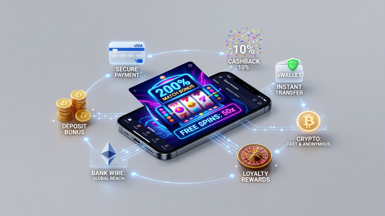 Detailopname van mobiele app met live casino en gekoppelde bonusweergave