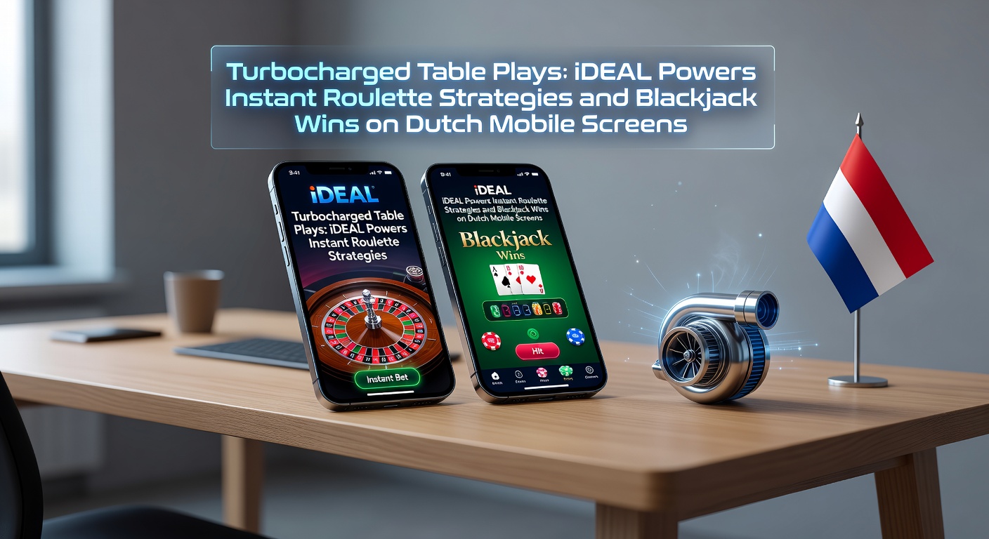 Dynamische weergave van een mobiel scherm met instant roulette en blackjack-actie, aangedreven door iDEAL-transacties op Nederlandse apparaten